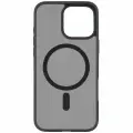 Чехол на iPhone 16 Pro Max uBear Cloud Mag Case силк-тач, MagSafe, полуматовый черный / чехол на айфон 16 про макс