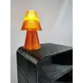 Лампа настольная TrashBack, 3D-печать, янтарный цвет, E27, мощность 10Вт