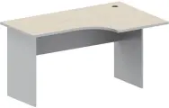 Стол Easy St правый (008,235) светлый дуб/серый (430/030) Ш1400