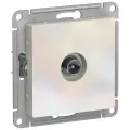 Розетка TV, жемчуг, проходная 4DB, Schneider Electric AtlasDesign (комплект 4шт)