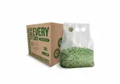 Комкующийся натуральный наполнитель Everyday Tofu Box Зеленый чай растительный для кошачьих туалетов , 10 л
