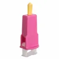 Ланцет MiniCollect глубина прокола 1,0 мм, лезвие 1,5 мм, розовый, 450427, 200 шт