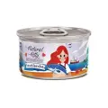 Влажный корм для кошек Pettric Natural Kitty, тунец с кальмаром в бульоне, 80 г/ Pettric Natural Kitty для кошек Тунец с Кальмаром в Бульоне 80 г х 24 шт