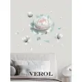 Интерьерные наклейки на стену VEROL Пион виниловые, для декора