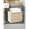 RUNO Тумба под раковину Runo крафт дуб Бари 50 (00-00001373)