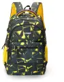 Рюкзак TORBER CLASS X, черно-желтый с орнаментом, полиэстер, 45 x 30 x 18 см, T2743-YEL
