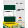 Блокнот Leuchtturm1917 Natural Colors A5 (14.5x21см) 125л в линейку твердая обложка, цвет: Зеленый лес