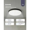 Светильник настенно-потолочный светодиодный Homsly 40 Вт 4000К IP44, черный, 470x82 мм