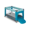 Дорожная кроватка Lionelo Stefi Green Turquoise, складная, для детей до 3 лет, бирюзовая