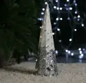 Светодиодный Конус, 80 см, цвет серебристо-белый, 3хАА (не в комплекте)