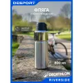 Фляга велосипедная из нержавеющей стали 0.8л серая Riverside 500