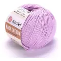 Пряжа YarnArt Baby Cotton | Пряжа YarnArt Baby Cotton - 416 св. сирень | 10шт упаковка | Акрил: 50%, Хлопок: 50%