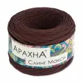 Пряжа ARACHNA Sling Maxi 100% хлопок 4 шт. х 300 г, 100 м №59 коричневый