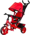 Велосипед трехколесный Pilot PT3, с ручкой управления, пластиковые колеса 10 и 8, красный, PT3R