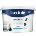 Luxium (dulux) 3d white / люксиум 3д вайт краска для стен и потолков ослепительно белая матовая, база bw, белая, 9л