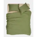Набор наволочек из тенселя 70х70 см, цвет оливковый, 2 шт