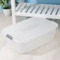 Контейнер для хранения с крышкой, 32 л, 60×40×19 см, на колёсиках, цвет крышки микс