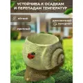 Большая садовая фигурка Кашпо Улитка декор для дачи, сада и огорода