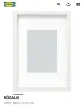 IKEA RÖDALM Рамка, белая, 21x30 см