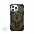Чехол UAG Monarch Pro MagSafe для iPhone 15 Pro зеленый (Kevlar Element Green) (11422111397B)