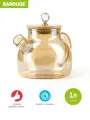 BAROUGE Заварочный чайник из жаропрочного стекла оранжевый, 1000 мл BF-510/48 BF-510 1000 мл/оранжевый/чайник