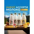Кедровое молоко, набор ассорти 4 шт + подарок