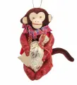 Кукла подвесная 'Обезьяна с мешком'