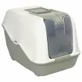 Закрытый био-туалет с совком для кошек MPS NETTA , цвет - оливковый, размер - 54 х 39 х 40 см