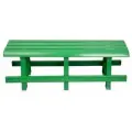 Скамейка  Стандарт Пластик №3 (120-0040), зеленый, 120 х 40 х 42 см