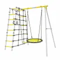 Дачный комплекс Romana D1 + гнездо качели-гнездо 80 см Romana 103.31.06 (серый/жёлтый)