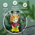Irena-Co елочная игрушка, стекло Озорной мальчишка (12х7х6см)