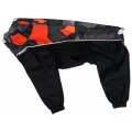 OSSO FASHION дождевик для собак всех пород черный/со вставками для девочек (70-1)