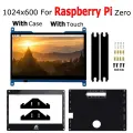 Raspberry Pi Zero 2 Вт 7-дюймовый сенсорный ЖК-дисплей с сенсорным экраном DIY для планшета RJ45 USB-концентратор, Touch-Case-KIT