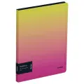 Berlingo Папка с зажимом Radiance А4, пластик, желтый/розовый градиент