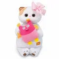 Мягкая Игрушка BudiBasa Кошечка Ли-Ли с совой (24см) (в подарочной коробке) LK24-041, (ООО МПП)