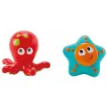 Набор для ванной Hape Ocean Floor Squirters (E0213), красный/голубой, 2 шт.