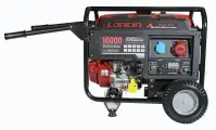 Генератор бензиновый Loncin LC10000D-AS, 3-х фазный, номинальная мощность 8кВт, 220В