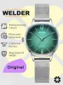Наручные часы Welder, зеленый, серебряный