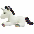 AURORA Игрушка мягкая Единорог разн. с пайетками 30 см