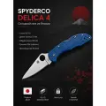 Складной нож Spyderco Delica 4 (C11FPBL), лезвие 73 мм, длина ножа 183 мм, сталь VG-10, рукоять нейлон, Япония