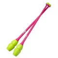 Булавы резиновые Chacott (410 мм, 343 Жёлтый*Розовый)