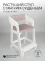 Растущий стул для детей с 2 лет , с мягким сиденьем и подлокотниками