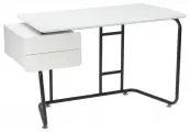 Компьютерный стол Лайфмебель Desk white / black