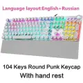Механическая игровая клавиатура AULA 104 клавиш русская раскладка