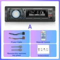 1 din Автомобильный радиоприемник MP3-плеер FM-тюнер Стерео USB Автомобильный аудио Стерео SD TF USB Мультимедийный авторадиоплеер Пульт дистанционного управления Bluetooth, A