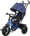 Велосипед трехколесный Pilot PTA3, с ручкой управления, надувные колеса 12 и 10, синий, PTA3B