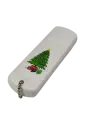 Подарочный USB-накопитель брелок С елочкой новогодняя флешка 64GB