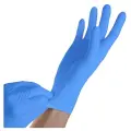 Перчатки смотровые SFM Supersoft Nitrile, 100 пар, размер: S, цвет: голубой, 1 уп.