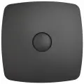 Вентилятор вытяжной RIO 4C Matt black, диаметр 100 мм, 100 м3/ч, в ванную, кухню, туалет, черный матовый, DiCiTi