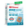 Мешки-пылесборники Filtero LGE 03 Экстра, для пылесосов LG, синтетические, 4 штуки